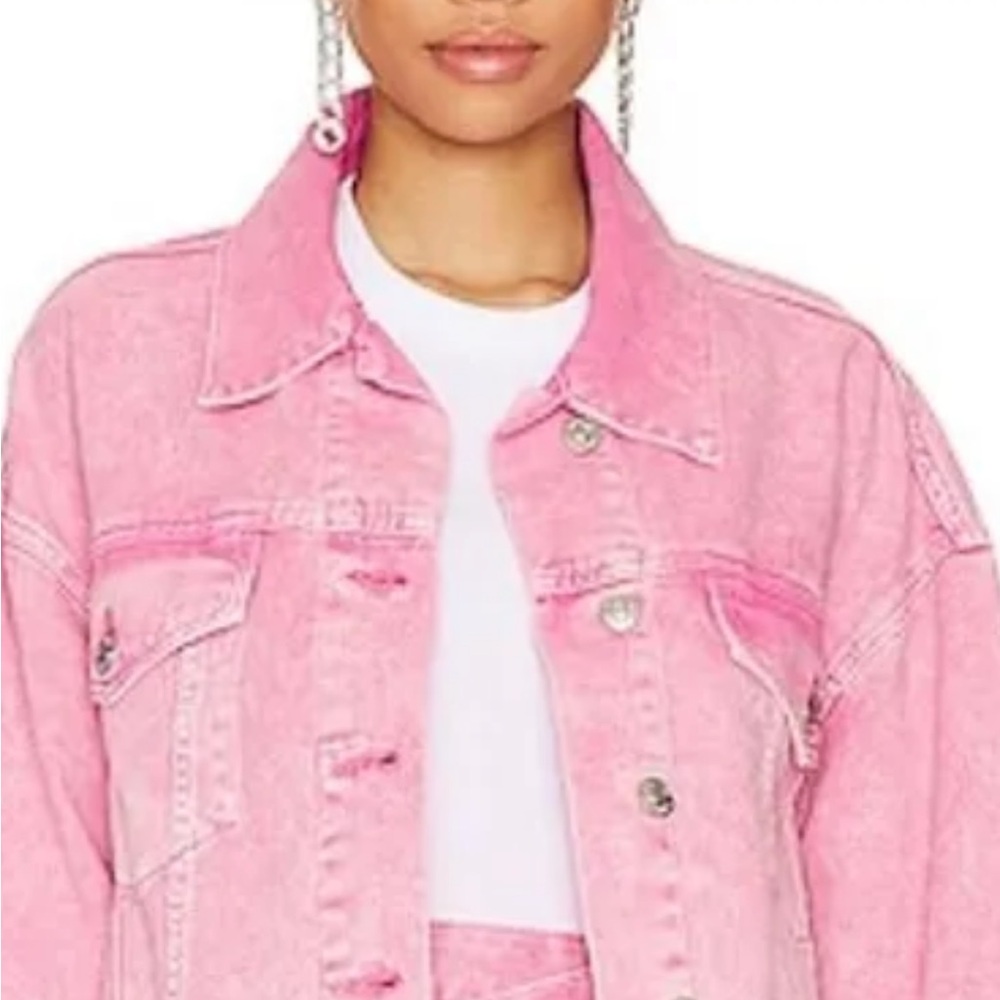 Steve madden Pink Denim Jacket